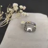 David Y fede nuziale Anello intrecciato Anello in argento sterling 925 con diamanti Anelli firmati da donna per donna Gioielli di lusso Coppia intrecciata da donna Regalo di compleanno outfit quotidiano