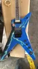 Relíquia Azul Wash. queimar Dimebag Guitarra Elétrica Azul Legal Navio Livre Rápido