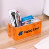 Bins 20 voet Verzender Container Penhouder Mini Container Schip Visitekaartjes Doos Vracht Logistiek Containerschaal Model Box Gift