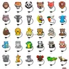 Drinking Sts 62Colors Baby Animals Sile St Toppers Accessories Er Charms Reusable Splash Proof Dust Plug Decorative 8Mm/10Mm Drop Deli Otxu9