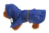 Vêtements pour chiens 2024 Manteau imperméable Veste de pluie légère extérieure avec capuche