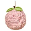 Towel Persimmon Hand Super Absorbent Chenille With Cute Fruit Design For Bathroom Kitchen Soft Texture