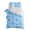 3st Princess Cotton Crib Bed Linen Kit Cartoon Baby Bedding Set Inkluderar Pillowcase Sheet Dåskåpa utan fyllmedel 240313
