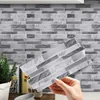 25PCS Marble Pattern 3D Effect Crystal Kitchen Stickers Waterproof Oil Resistant Bath Tile Thickened SelfAdh 240312