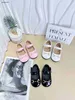 New toddler shoes black white Pink kids shoes Size 21-25 designer baby prewalker Box Packaging girls First Walkers 24Mar