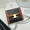 Vintage caviar woc sobre bolsos de hombro de noche para mujer para hombre diseñadores de lujo embrague cuero genuino con caja bolso crossbody