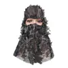 Bandanas tactique camouflage masque d'arbre champ de chasse en plein air écharpe complète UV respirant équitation 3d chapeaux