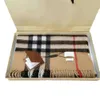 Sciarpa invernale di design 100% cashmere Sciarpa di alta qualità morbida e spessa Moda Uomo Donna Sciarpe Neutro Classico Grande mantello scozzese Imitazione 5 colori 2TFZM
