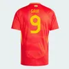 Espagne 24 25 Jersey de football Morata Ferran Asensio 2024 Coupe d'Europe Maillot de football de l'équipe nationale espagnole 2025 Hommes Kit Kit Set Home Away Camisetas Espana Rodri Olmo