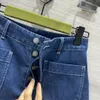 Marka damska szorty w tym samym stylu 2024 NOWOŚĆ Spring Summer Fashion Designer Luxury Women Jeans OKTM