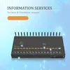 4G LTE 16 Anten Kanalı 128 SIMS Yuvaları Yüksek Kazanç Sinyal Kablosuz Modem Desteği SMPP HTTP API Veri Analizi ve SMS Bildirim Sistemi