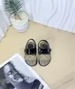 Fashion Kids plaid letter sandals designer boys girls summer shoes sandals kids Non-slip soft bottom outdoor slipper EUR21-28 Z7205