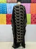 Ethnic Clothing Oversize Muslim Africa Middle East Abaya Women Kaftan Fabric Traditional Embroidered Maxi Long Sleeve Dress Islamic