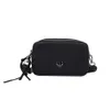 Design för kvinnors handväska Ny modestruktur axel med kontrastfärgflicka crossbody liten fyrkantig väska