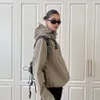 Yujie – vêtements de travail pour femmes, manteau ample américain d'extérieur, nouveau Style, début d'automne, fin, jaune lait noir, Rush Tfu8