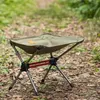 Camp Furniture Outdoor Folding Moon Hocker Open Camp Angeln Barbecue Barbecue YQ240315