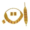 MUKUN Turkey Big Nigeria Women Jewelry Sets Dubai Gold color jewelry set Bridal Wedding African Beads Accessories Design248S