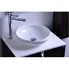 Lavandini da bagno Lavandino da appoggio rotondo in resina Lavabo colorato per guardaroba Lavabo in pietra con superficie solida Rs38278 Consegna a domicilio Ga Dhs6U