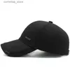 Boll Caps Fashion Hip Hop Seniors Baseball Cap Men Cotton Justerbar Golf Caps medelålders äldre utomhussporthattar Snapback Hats Gorray240315