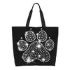 Boodschappentassen Trendy Mooie Strass Kristal Canvas Vrouwen Recycling Grote Capaciteit Kruidenier Diamanten Sieraden Shopper Tote