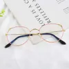 Straight Cat's Ears (steamed Cat-ear Shaped Bread) Outing Street Shooting Anti Blue Female Korean Version Trendy Round Face Lens Frame Flat Light Glasses