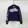 Varsitys Top Off Designer-Jacke, Off-White-Jacke, 2024, Herrenjacken, Designer-Offend von Windjacke, Varsity Vintage, Off-White-T-Shirt, lockeres, langes Baseball-Hip-Hop-4931