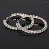 Orecchini a cerchio Accessori per le donne Gioielli in cristallo per San Valentino, regalo per la mamma, fidanzamento, matrimonio, orecchini