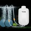 Tillbehör Yee Mute Aquarium Air Pump Oxygen för Aquarium Air Compressor Fish Tank Oxygen Pump Single Double Outlet med kontrollventil 220V