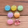 Charms 10/20pc Cute Transparent Peach Lemon Resin Pendant For Jewelry Making Accessories DIY Earrings Necklace Keychain Decorati