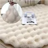 Tappeti rotondi nordici per soggiorno Tappetino in peluche Tappeti morbidi Tappeti per camera da letto Comodino soffice Tappetino antiscivolo Shaggy Room Decor 240311