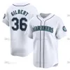 Seattle Julio Rodríguez Mariner Jersey Ken Griffey Jr. Ichiro Suzuki Cal Raleigh George Kirby Logan Gilbert Luis Castillo Luis Urías Mitch Haniger Jonatan Clase