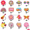 Drinking Sts 16Colors Girls Sweet Love Sile St Toppers Accessories Er Charms Reusable Splash Proof Dust Plug Decorative 8Mm/10Mm Drop Otow7