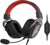 REDRAGON H510 ZEUS WIRED PLAY HEADSET 7.1サラウンドサウンドフォーム耳枕メモリPC/およびXbox One8573155用の取り外し可能なマイク付き