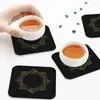 Tapetes de mesa ramadan-eid-mubarak, porta-copos de cozinha, antiderrapante, copo de café, decoração para casa, conjunto de 4 almofadas de mesa