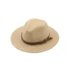 Bérets élégant chapeau de paille de plage crème solaire lavable dame été couleur pure