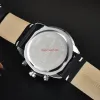 Novo carl f. Bucherer relógio de código de tempo multifuncional masculino de luxo relógio de moda casual de alta beleza presente relógio de quartzo à prova d'água