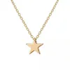 Chaînes à la mode géométrie perle clavicule chaîne romantique étoile d'or collier accessoires pour femmes cérémonie de proposition