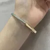 Tifaniym classic Diamond white copper T home lock bracelet popular on the internet live streaming with goods Valentines Day gift VJXM