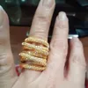 Missvikki Monaco Design Luxury Twist Stacks Stackbara ringar för kvinnor bröllop kubiskt zirkonengagemang Dubai Naija brudfinger 240307