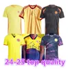 2024 2025 Colombia Away Soccer Jerseys 23 24 25Falcao James Home Home Football Shirt Cuadrado National Feeld Men Kids Kit Camiseta de Futbol Maillot S-2xl uniform8866