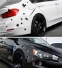 Nouveauté autocollants de voiture 3D trou de balle drôle décalcomanie Carcovers moto Scratch réaliste trou de balle étanche Stickers2565400