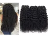 Cheveux vierges brésiliens Bundles vague de corps vague d'eau droite vague profonde crépus bouclés cheveux humains 8A péruvien malaisien cheveux humains Weav7376975