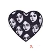 Sying Notions Tools Iron Ones 9 Pieces Bilded Cool Punk Heart Love Embourted Sew On For Jacket Clothing Ryggsäck DIY Applique DHCSX