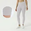 Lu Pant Align Lemon Флисовые леггинсы Спортивные зимние теплые женские колготки с высокой талией Брюки для йоги для тренировок в тренажерном зале Спортивные штаны Fiess с пуш-ап для бега Tr