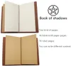 Book of Shadows Fux Leather Bound Jounal Journal و Clined Journal 150 Pages Records Large Pentacle Magick Gifts 240307