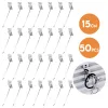 Rails 50 PCS Slatwall Hooks 6 Inch Slatwall Accessories slat wall shelf brackets Slat