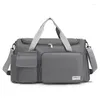 Sacs polochons Sac de voyage Sac de voyage de grande capacité Weekender Sac de nuit avec compartiment à chaussures Sports Fitness pour femmes et hommes