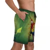 Shorts masculinos de banho legal 3d impresso ginásio verão araras moda y2k retro board calças curtas masculino esportes surf secagem rápida troncos de natação