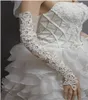 Luva de noiva marfim mais inspirada, luvas de casamento, renda sem dedo, venda de acessórios de casamento em estoque3746344