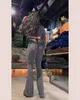 Sexy ampulheta figura butt lift conjunto moda lantejoulas duas peças yoga feminino manga longa push up festa outfits calças de noite 240307